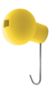 Magis Globo Wandhaken-   Hellgelb