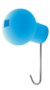 Magis Globo Wandhaken-   Hellblau