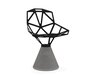 Magis Chair One Stuhl mit drehbarem Sitz - schwarz lackierter Sitz - concrete natural