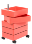 Magis 360° Container, niedrige Ausführung- Pink
