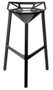 Magis Stool_One Bar-Hocker, 77 cm Sitzhöhe- Black
