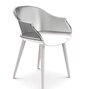 Magis - Cyborg Sessel: White/Smoke Grey