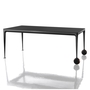 Magis - Big Will Tisch mit Rollen - Schwarz /   Breite: 200 cm; Höhe: 75 cm; Tiefe: 100 cm;