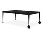 Magis - Big Will Tisch mit Rollen - Schwarz /   Breite: 200 cm; Höhe: 75 cm; Tiefe: 100 cm;