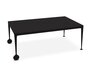 Magis - Big Will Tisch mit Rollen - Schwarz /   Breite: 200 cm; Höhe: 75 cm; Tiefe: 100 cm;
