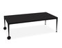 Magis - Big Will Tisch mit Rollen -   Schwarz /   Breite: 240 cm; Höhe: 75 cm; Tiefe: 110 cm