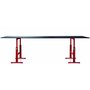 Magis Brut Tisch Trestle - Schwarz Stahl - Rot