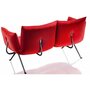 Magis Officina 2 Sitzer Sofa - Azimut Glamour Rot/Schwarz