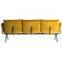 Magis Officina 3 Sitzer Sofa - Azimut Glamour Gelb/Schwarz