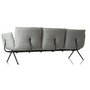 Magis Officina 3 Sitzer Sofa - Divina Melange Grau/Schwarz