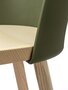 Magis Alpina Stuhl - Natural / Olive green