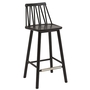 Hans K ZigZag Barchair 63cm Ash Black
