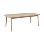 Hans K Rainbow Table 162(48+48)x100cm Ash Blonde