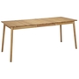 Hans K ZigZag Table Rect 127(53)x75cm Oak Oiled