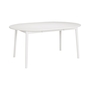 Hans K ZigZag Table Round 110(50)x110cm White