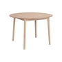 Hans K ZigZag Table Round 110(50)x110cm Ash Blonde
