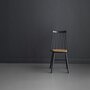 Hans K ZigZag Chair Ash Black- Camel