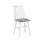 Hans K ZigZag Chair White- Graphite