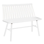 Hans K ZigZag Bench White