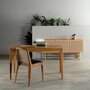 HANS K RACQUET CHAIR OAK OILED