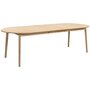 HANS K RAINBOW TABLE 205(50)X100CM- SOLID ASH