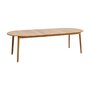 HANS K RAINBOW TABLE 205(50)X100CM- SOLID OAK