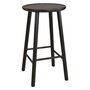 HANS K ZIGZAG BARSTOOL 78CM BLACK STAIN