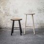 HANS K ZIGZAG BARSTOOL 78CM BLACK STAIN