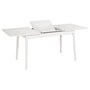ZIGZAG TABLE RECT BF 127(53)X75CM- WHITE