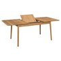 ZIGZAG TABLE RECT BF 127(53)X75CM- OAK OILED