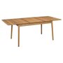 ZIGZAG TABLE RECT BF 127(53)X75CM- OAK OILED