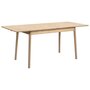 ZIGZAG TABLE RECT BF 127(53)X75CM- BLONDE STAIN