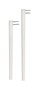 Hans K Zigzag set of legs 75cm - Stuhlbeine - 90 cm - White