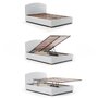 Milano Bahamas Doppelbett mit Stauraumbox
