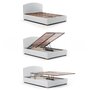 Milnao Bahamas Doppelbett mit Stauraumbox