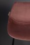 Dutchbone Franky Velvet Counter Stool - Old Pink
