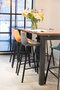 Dutchbone Franky Velvet Counter Stool