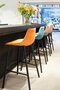 Dutchbone Franky Velvet Counter Stool