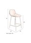 Dutchbone Franky Velvet Counter Stool