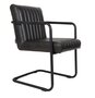 Dutchbone Stitched Armchair - Dark Grey
