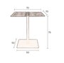 Dutchbone Braza Square Bistro Table