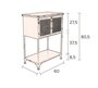 Dutchbone Denver Cabinet Low