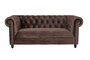 Dutchbone Chester Sofa velvet Dark Brown