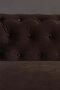Dutchbone Chester Sofa velvet Dark Brown