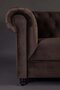 Dutchbone Chester Sofa velvet Dark Brown