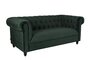 Dutchbone Chester Sofa velvet Dark Green