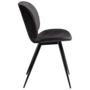 Dan-Form CLOUD Chair Meteorite Black Velvet