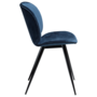 Dan-Form CLOUD Chair Meteorite Blue Velvet