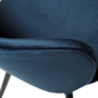 Dan-Form CLOUD Chair Meteorite Blue Velvet