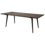 Dan-Form CU Table Copper table top rectangular with reclaimed elm legs